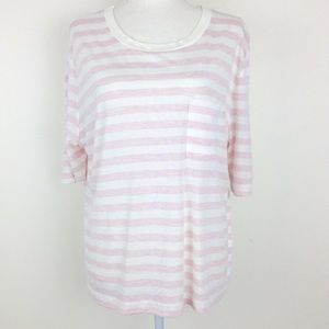 Gap oversized M scoop neck short sleeve tee shirt